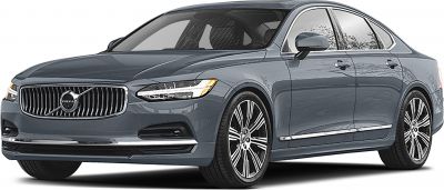 Luxury sedan front grille, LED headlights, alloy wheels