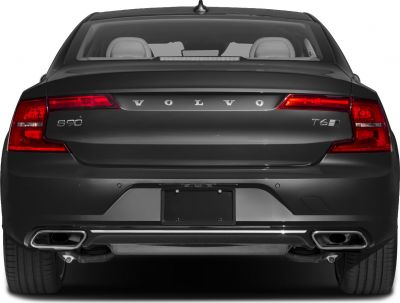 Rear view with taillights, dual exhausts, and sleek rear design