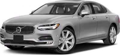 Luxury sedan front side view with alloy wheels