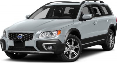 Front and side view of SUV with alloy wheels and grille