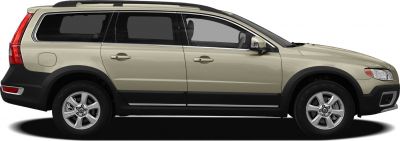 Beige SUV side profile with black cladding and alloy wheels