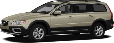 Beige station wagon with black rugged cladding and alloy wheels.