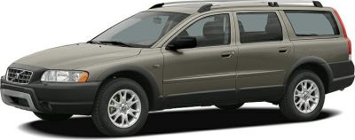 Rugged wagon with roof rails and protective body cladding