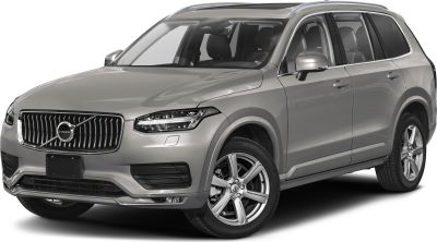 SUV front with chrome vertical bar grille and LED headlights