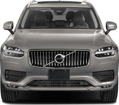 Front view with prominent grille and LED headlights