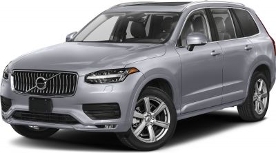Front-side view showing LED headlights and alloy wheels on mid-size SUV.