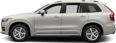 White SUV side profile showing doors and alloy wheels