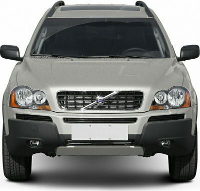 Front grille, headlights, bumper, fog lights, roof rails of an SUV