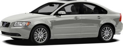Four-door sedan side profile with alloy wheels and smooth body lines