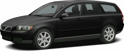 Black station wagon with alloy wheels and sleek headlights