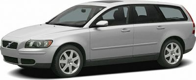 Sleek station wagon with distinctive front grille and alloy wheels