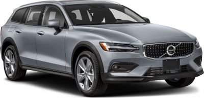 Front and side view of a modern sleek SUV with LED headlights and alloy wheels