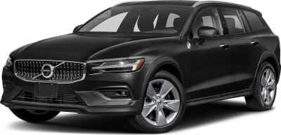 Front view showing grille, LED headlights, alloy wheels, black paint