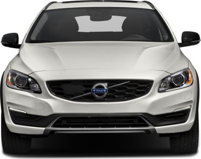 Powerful headlights and honeycomb grille front view