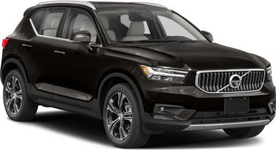 SUV with distinctive LED headlights and stylish alloy wheels