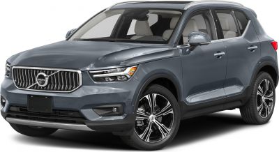 SUV front view with LED headlights and updated grille