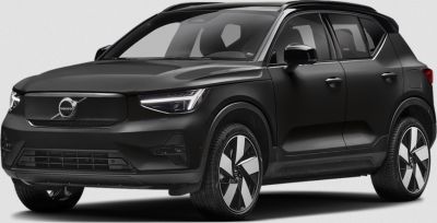 Sleek matte black electric SUV with aerodynamic design and modern alloy wheels