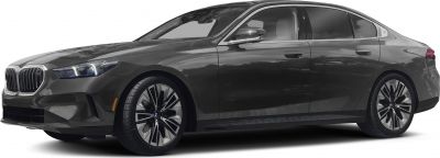 Sleek 5 Series Sedan front and side view with distinctive alloy wheels