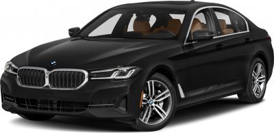 2021 BMW 5 Series Sedan (G30 LCI, facelift 2020) 3/4 front-left view