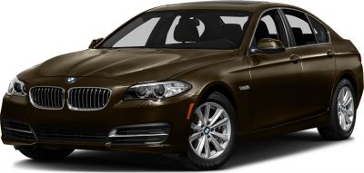 Front and side view of a sedan with kidney grille and alloy wheels