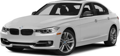 Front side view with kidney grille and dual headlights