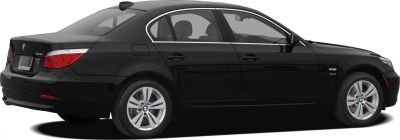 Side profile of a sleek sedan with alloy wheels and facelift design.