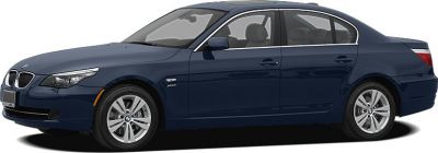 Side profile of a luxury sedan with alloy wheels and four-door design