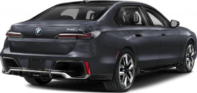 Sleek rear design with modern tail lights and chrome bumper accents