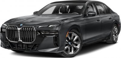 Large vertical front grille and sleek horizontal LED headlights