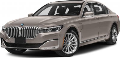 Front grille and LED headlight design of a luxury sedan