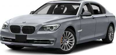 Front three-quarter view featuring kidney grille and headlights