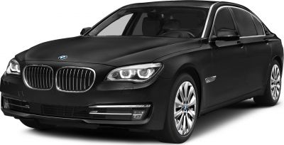 Front view with kidney grille and LED headlights
