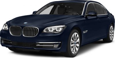 Front view with iconic kidney grille and LED headlights
