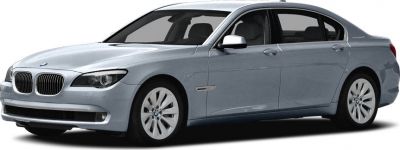 Front and side view of a luxury hybrid sedan with aerodynamic shape.