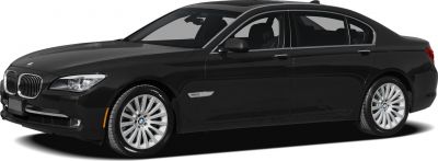 Side profile of luxury sedan with extended wheelbase and alloy wheels