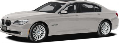 Luxury extended wheelbase sedan front side view