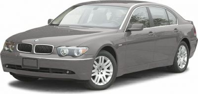 Front and side view of a luxury sedan with kidney grille and alloy wheels.