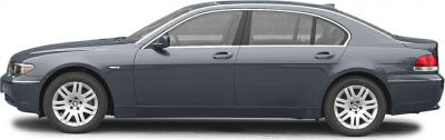 Side profile of extended luxury sedan with alloy wheels