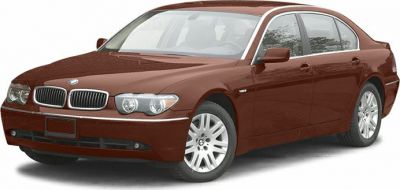 Front three quarter view of a brown luxury sedan with kidney grille and alloy wheels.