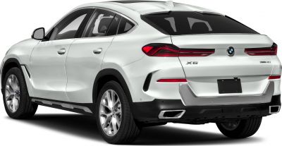 Sleek rear and side profile of a modern luxury SUV with coupe styling