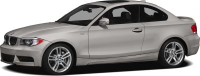 Silver two-door coupe with alloy wheels side profile