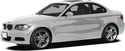Silver two-door coupe with sporty alloy wheels and sleek side profile