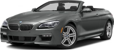 Front-side angle showing convertible with alloy wheels and LED headlights