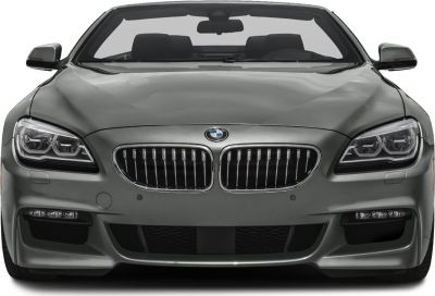 Front view with kidney grille and LED headlights
