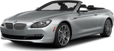 Silver convertible luxury sports car front side view with alloy wheels