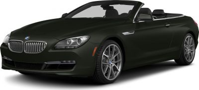Front angled view of luxury convertible with LED headlights and alloy wheels