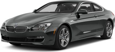 Front-left angle view with headlights and side profile of a coupe